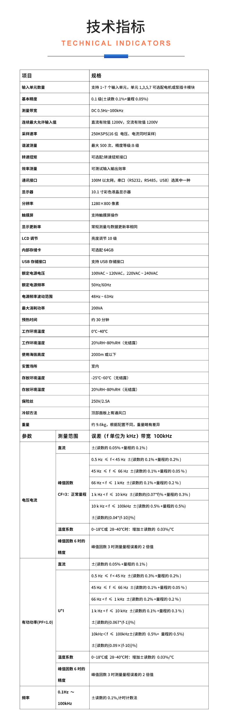 威格新品-VG3000系列多通道，多功能、高精度功率分析儀 廠家直銷 質(zhì)量保障插圖24